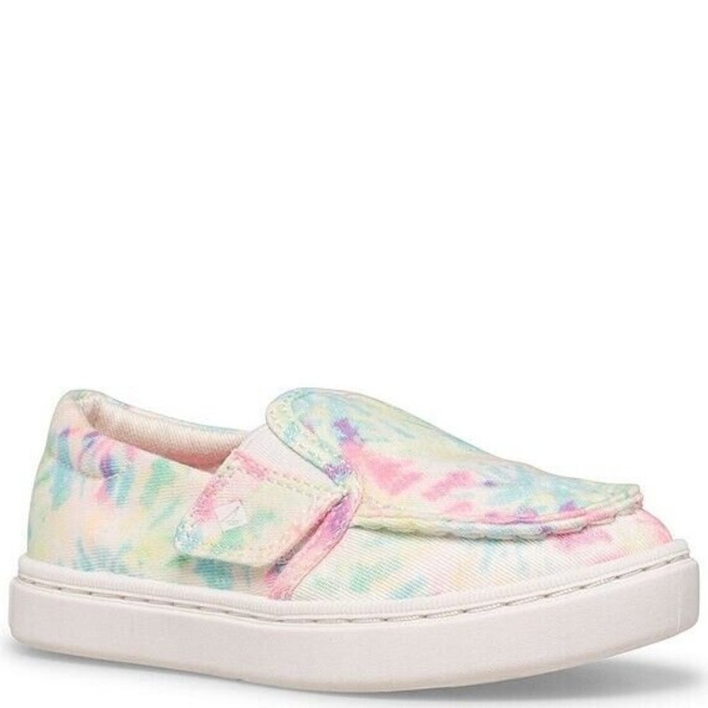 Toddler Girl's Sperry Top-Sider Salty Jr. Washable Tie-Dye Shoes Pink US: 7